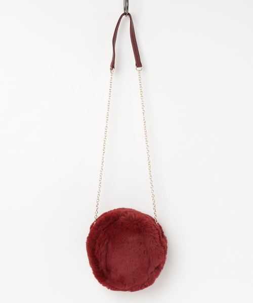 WEGO(ウィゴー)の「WEGO/サークルファーミニショルダーバッグ(ショルダーバッグ・レディース・ブラック/ダークグリーン/ベージュ/ブラウン/グレー/ピンク/アイボリー/ワイン・FREE)」の16枚目の写真