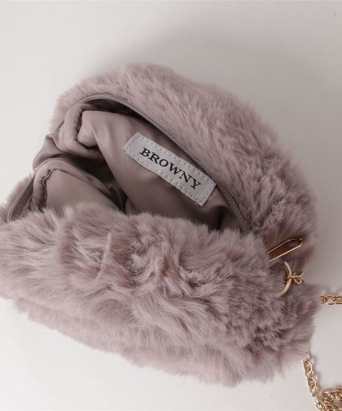 WEGO(ウィゴー)の「WEGO/サークルファーミニショルダーバッグ(ショルダーバッグ・レディース・ブラック/ダークグリーン/ベージュ/ブラウン/グレー/ピンク/アイボリー/ワイン・FREE)」の11枚目の写真