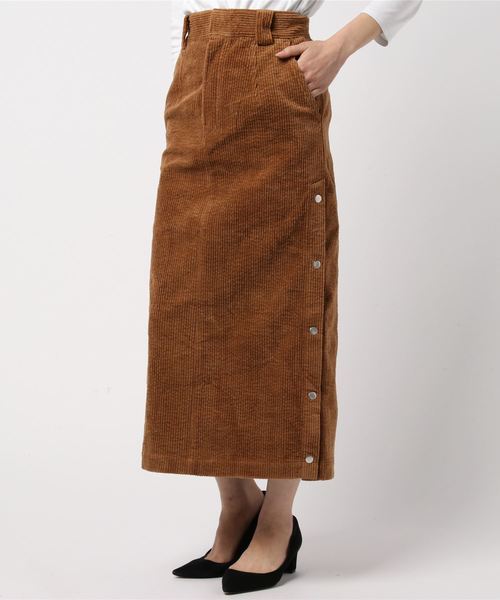 Rose Bud ローズバッド の Rose Bud コーデュロイロングスカート スカート Wear