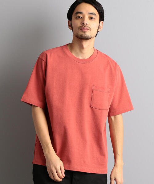 green label relaxing（グリーンレーベルリラクシング）の「SC ヘビーウェイト クルー 半袖　Tシャツ（Tシャツ/カットソー・メンズ・ライトブルー/ホワイト/オレンジ/コバルトブルー/ワインレッド/ライム/オレンジ系その他/ベージュ/ネイビー/ブラック/マスタード/ロイヤルブルー・M/S/XL/L）」の12枚目の写真