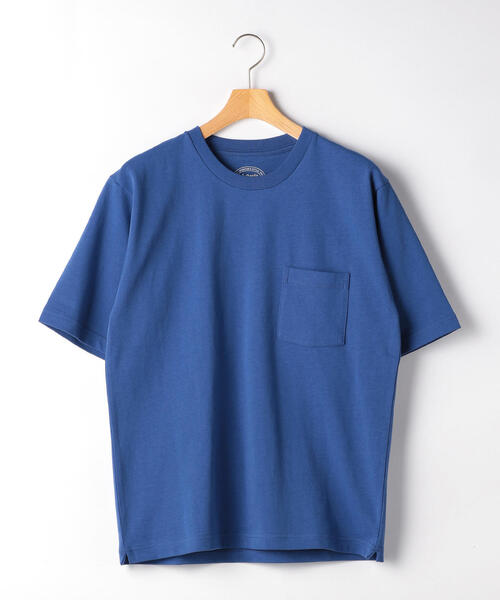 green label relaxing（グリーンレーベルリラクシング）の「SC ヘビーウェイト クルー 半袖　Tシャツ（Tシャツ/カットソー・メンズ・ライトブルー/ホワイト/オレンジ/コバルトブルー/ワインレッド/ライム/オレンジ系その他/ベージュ/ネイビー/ブラック/マスタード/ロイヤルブルー・M/S/XL/L）」の8枚目の写真