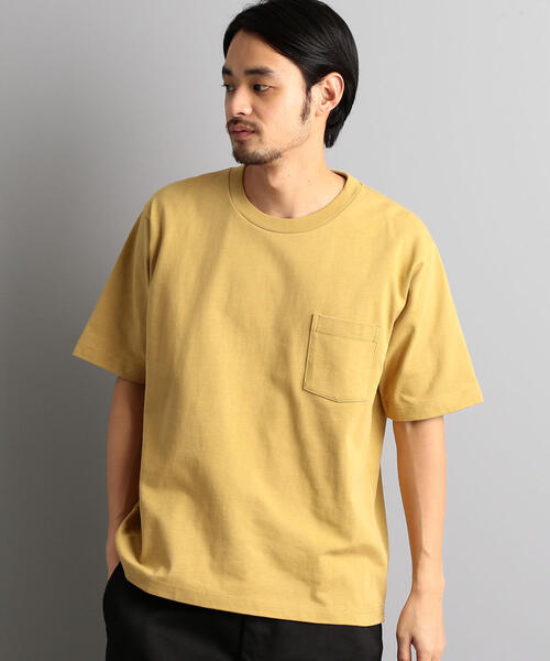 green label relaxing（グリーンレーベルリラクシング）の「SC ヘビーウェイト クルー 半袖　Tシャツ（Tシャツ/カットソー・メンズ・ライトブルー/ホワイト/オレンジ/コバルトブルー/ワインレッド/ライム/オレンジ系その他/ベージュ/ネイビー/ブラック/マスタード/ロイヤルブルー・M/S/XL/L）」の10枚目の写真