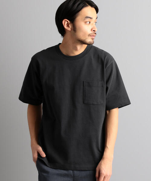 green label relaxing（グリーンレーベルリラクシング）の「SC ヘビーウェイト クルー 半袖　Tシャツ（Tシャツ/カットソー・メンズ・ライトブルー/ホワイト/オレンジ/コバルトブルー/ワインレッド/ライム/オレンジ系その他/ベージュ/ネイビー/ブラック/マスタード/ロイヤルブルー・M/S/XL/L）」の3枚目の写真