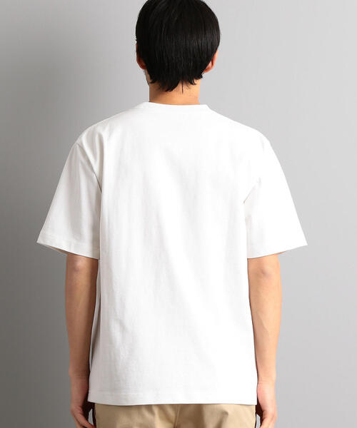 green label relaxing（グリーンレーベルリラクシング）の「SC ヘビーウェイト クルー 半袖　Tシャツ（Tシャツ/カットソー・メンズ・ライトブルー/ホワイト/オレンジ/コバルトブルー/ワインレッド/ライム/オレンジ系その他/ベージュ/ネイビー/ブラック/マスタード/ロイヤルブルー・M/S/XL/L）」の20枚目の写真