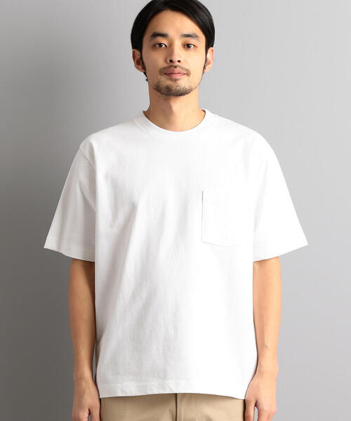 green label relaxing（グリーンレーベルリラクシング）の「SC ヘビーウェイト クルー 半袖　Tシャツ（Tシャツ/カットソー・メンズ・ライトブルー/ホワイト/オレンジ/コバルトブルー/ワインレッド/ライム/オレンジ系その他/ベージュ/ネイビー/ブラック/マスタード/ロイヤルブルー・M/S/XL/L）」の21枚目の写真