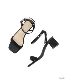 RANDA | スクエアトゥストラップサンダル(サンダル)