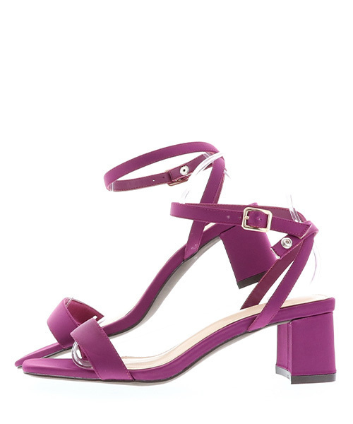 RANDA（ランダ）の「スクエアトゥストラップサンダル（サンダル・レディース・ブラック/ベージュ/パープル/ピンク/ドット・S/M/L/LL）」の7枚目の写真