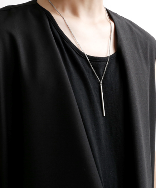 minsobi(ミンソビ)の「バーネックレス(ネックレス・メンズ・シルバー系その他/シルバー系その他2・FREE)」の2枚目の写真