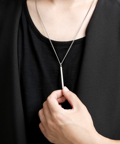 minsobi(ミンソビ)の「バーネックレス(ネックレス・メンズ・シルバー系その他/シルバー系その他2・FREE)」の3枚目の写真