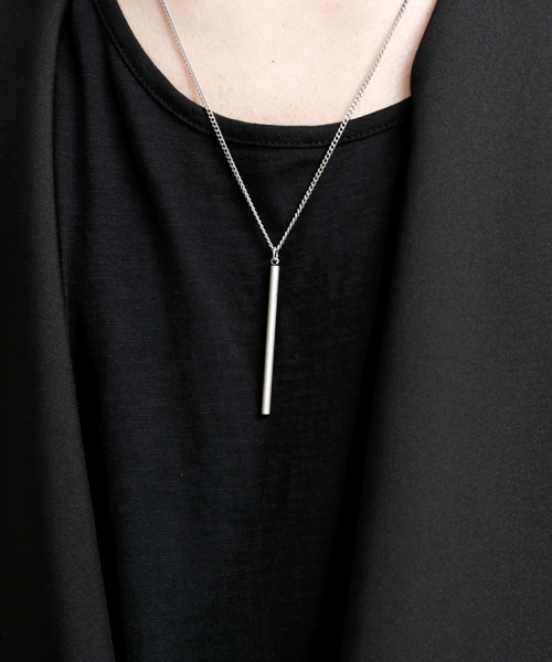 minsobi(ミンソビ)の「バーネックレス(ネックレス・メンズ・シルバー系その他/シルバー系その他2・FREE)」の4枚目の写真
