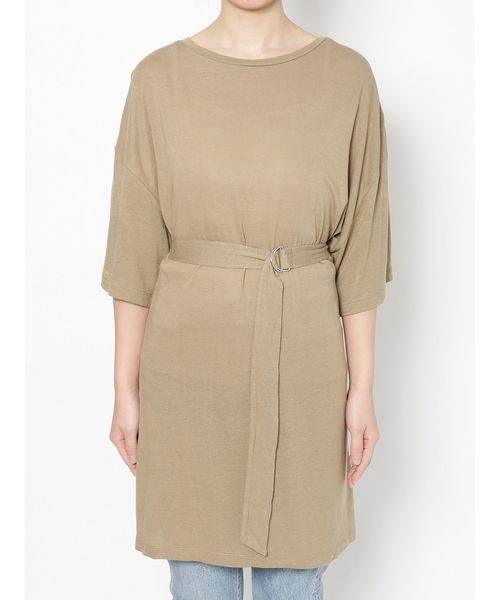 Ungrid（アングリッド）の「ベルトコンビルーズTee（Tシャツ/カットソー・レディース・オフホワイト/ブラック/オリーブ・FREE）」の19枚目の写真