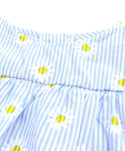 apres les cours（アプレレクール）の「チェック＆ストライプフリルチュニック（チュニック・キッズ・ストライプ/チェック・90/100/110/120/80/130/140）」の8枚目の写真