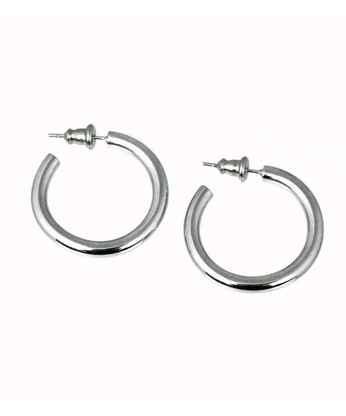 SBG(エスビー)の「SBG フープスタッドピアス(ピアス(両耳用)・メンズ・シルバー/ゴールド/ブラック・#1/#2/#3/#4/#5/#7/#8)」の5枚目の写真