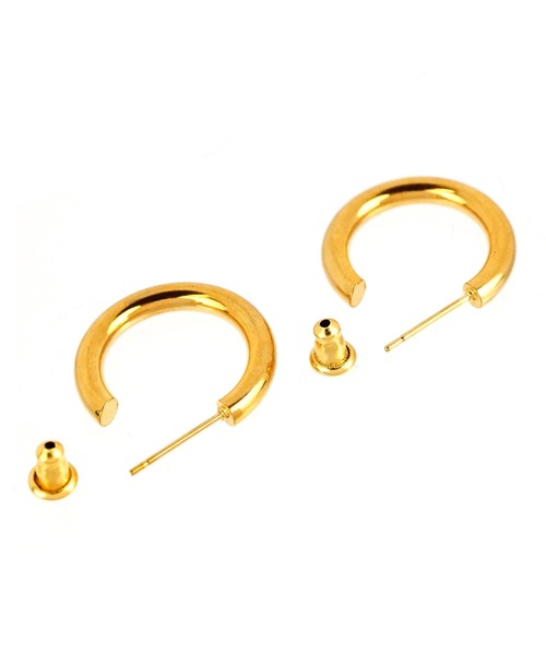 SBG(エスビー)の「SBG フープスタッドピアス(ピアス(両耳用)・メンズ・シルバー/ゴールド/ブラック・#1/#2/#3/#4/#5/#7/#8)」の17枚目の写真