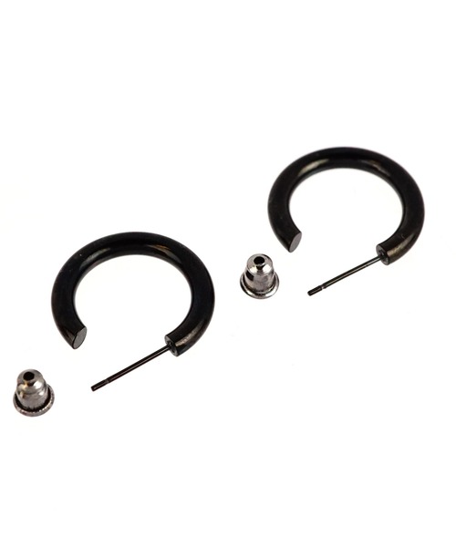 SBG(エスビー)の「SBG フープスタッドピアス(ピアス(両耳用)・メンズ・シルバー/ゴールド/ブラック・#1/#2/#3/#4/#5/#7/#8)」の16枚目の写真