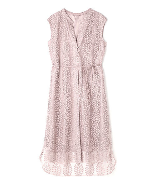JILL STUART（ジルスチュアート）の「[WEB限定商品]リーフエンブロイダリードレス（ワンピース・レディース・ピンク/ブルー・2/4）」の17枚目の写真