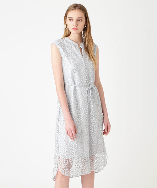JILL STUART（ジルスチュアート）の「[WEB限定商品]リーフエンブロイダリードレス（ワンピース・レディース・ピンク/ブルー・2/4）」の15枚目の写真
