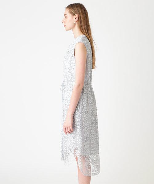 JILL STUART（ジルスチュアート）の「[WEB限定商品]リーフエンブロイダリードレス（ワンピース・レディース・ピンク/ブルー・2/4）」の12枚目の写真