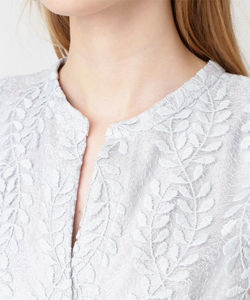 JILL STUART（ジルスチュアート）の「[WEB限定商品]リーフエンブロイダリードレス（ワンピース・レディース・ピンク/ブルー・2/4）」の11枚目の写真