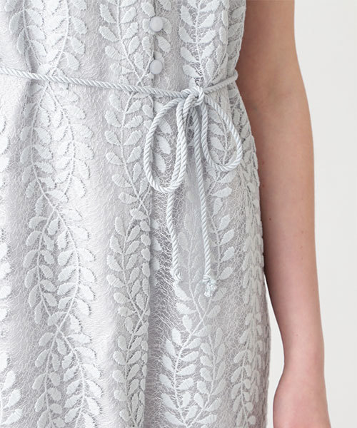 JILL STUART（ジルスチュアート）の「[WEB限定商品]リーフエンブロイダリードレス（ワンピース・レディース・ピンク/ブルー・2/4）」の6枚目の写真