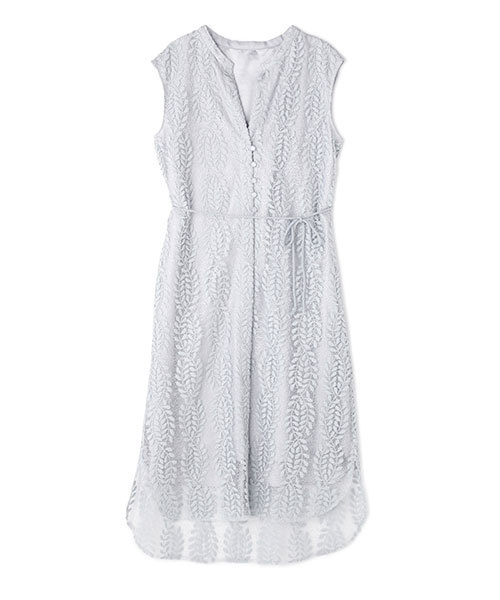 JILL STUART（ジルスチュアート）の「[WEB限定商品]リーフエンブロイダリードレス（ワンピース・レディース・ピンク/ブルー・2/4）」の8枚目の写真