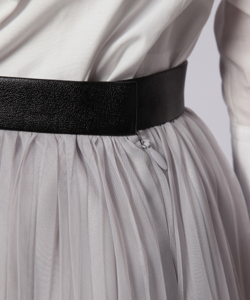 UNITED ARROWS（ユナイテッドアローズ）の「UAW PE プリーツスカート ◆（スカート・レディース・ブラック/ライトグレー・36/38）」の12枚目の写真