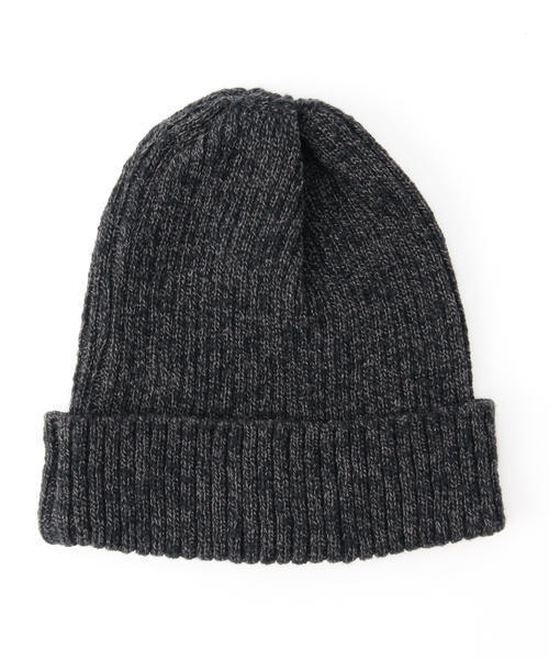 BEAMS（ビームス）の「BEAMS / コットン×リネン 杢スラブ ワッチキャップ（ニットキャップ/ビーニー・メンズ・ライトグレー/チャコールグレー/ベージュ/ネイビー・ONE SIZE）」の7枚目の写真