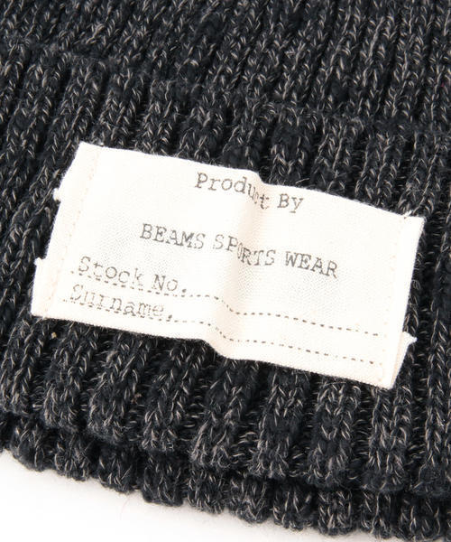 BEAMS（ビームス）の「BEAMS / コットン×リネン 杢スラブ ワッチキャップ（ニットキャップ/ビーニー・メンズ・ライトグレー/チャコールグレー/ベージュ/ネイビー・ONE SIZE）」の10枚目の写真
