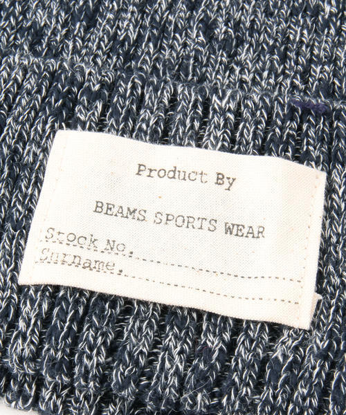 BEAMS（ビームス）の「BEAMS / コットン×リネン 杢スラブ ワッチキャップ（ニットキャップ/ビーニー・メンズ・ライトグレー/チャコールグレー/ベージュ/ネイビー・ONE SIZE）」の14枚目の写真