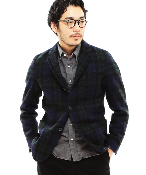 beams plus ハリスツイード テーラードジャケット BEAMS PLUS / ハリスツイード 3ボタン ジャケット（テーラード