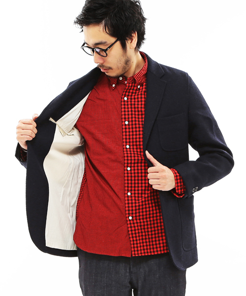 BEAMS PLUS（ビームスプラス）の「BEAMS PLUS / ハリスツイード ジャケット（テーラードジャケット・メンズ・グレー/グリーン系その他/ネイビー・MEDIUM/LARGE/SMALL/X-LARGE）」の19枚目の写真