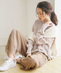 rectangle | ラメプリーツワイドパンツ(その他パンツ)