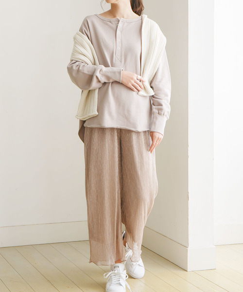 rectangle(レクタングル)の「ラメプリーツワイドパンツ(その他パンツ・レディース・ブラック/ピンク/ゴールド・FREE)」の10枚目の写真