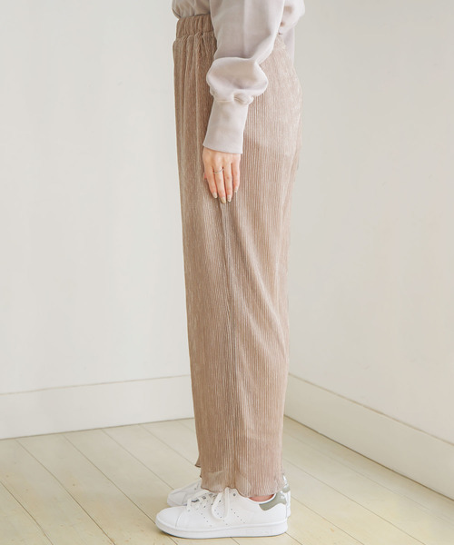 rectangle(レクタングル)の「ラメプリーツワイドパンツ(その他パンツ・レディース・ブラック/ピンク/ゴールド・FREE)」の15枚目の写真