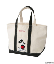Disney - ミルクフェドトートバッグ(リバーシブル)　ミッキーのマジカルミュージックワール Disney - ミルクフェドトートバッグ(リバーシブル) ミッキーの