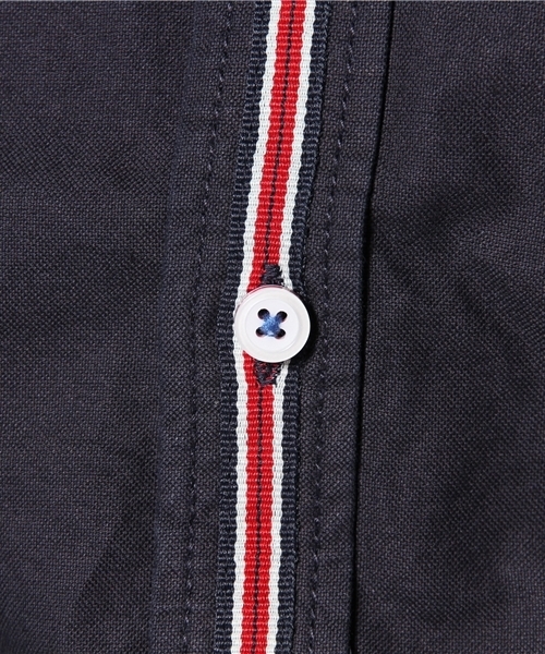 GIORDANO（ジョルダーノ）の「[GIORDANO]ポケット切替オックスフォード長袖シャツ（シャツ/ブラウス・メンズ・ネイビー/ブルー/ホワイト・LARGE/MEDIUM）」の10枚目の写真