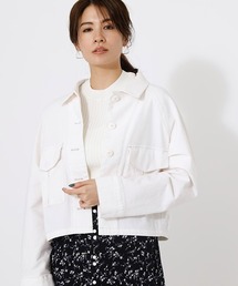 AZUL by moussy | SHORT MILITARY JACKET/ショートミリタリージャケット(ミリタリージャケット)