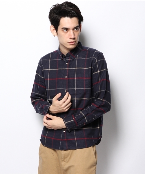 CIAOPANIC(チャオパニック)の「【Ciaopanic】ソフトキモウCHシャツLS(シャツ/ブラウス・メンズ・ホワイト/グレー/ブラック/ブルー/ネイビー/グリーン/イエロー/オレンジ/ベージュ/レッド/ベージュ系その他・SMALL/LARGE/MEDIUM)」の7枚目の写真