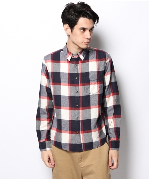 CIAOPANIC(チャオパニック)の「【Ciaopanic】ソフトキモウCHシャツLS(シャツ/ブラウス・メンズ・ホワイト/グレー/ブラック/ブルー/ネイビー/グリーン/イエロー/オレンジ/ベージュ/レッド/ベージュ系その他・SMALL/LARGE/MEDIUM)」の12枚目の写真