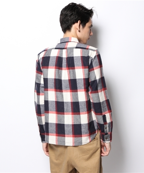 CIAOPANIC(チャオパニック)の「【Ciaopanic】ソフトキモウCHシャツLS(シャツ/ブラウス・メンズ・ホワイト/グレー/ブラック/ブルー/ネイビー/グリーン/イエロー/オレンジ/ベージュ/レッド/ベージュ系その他・SMALL/LARGE/MEDIUM)」の14枚目の写真