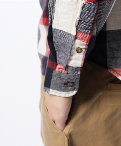 CIAOPANIC(チャオパニック)の「【Ciaopanic】ソフトキモウCHシャツLS(シャツ/ブラウス・メンズ・ホワイト/グレー/ブラック/ブルー/ネイビー/グリーン/イエロー/オレンジ/ベージュ/レッド/ベージュ系その他・SMALL/LARGE/MEDIUM)」の16枚目の写真