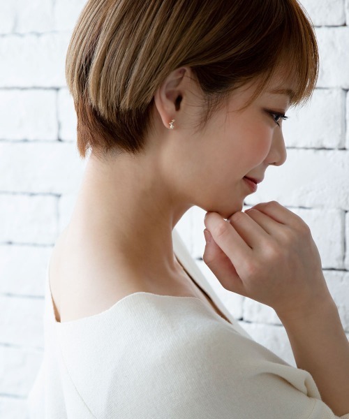 colleca la（コレカラ）の「ストーン配列ピアス（ピアス（両耳用）・レディース・A/B・ﾌﾘ-）」の10枚目の写真