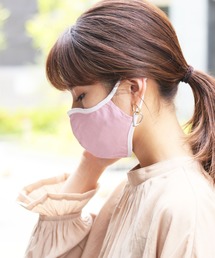 HER CLOSET（ハークローゼット）の「(入荷無し)【HERCLOSET】サイズ調節可能な洗える立体配色マスク（マスク）」