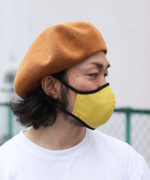 HER CLOSET(ハークローゼット)の「(入荷無し)【HERCLOSET】サイズ調節可能な洗える立体配色マスク(マスク・レディース・カーキ/ネイビー/グレー/イエロー/ピンク/インディゴブルー・FREE)」の12枚目の写真