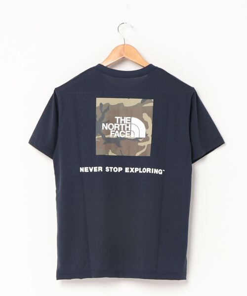 THE NORTH FACE（ザノースフェイス）の「THE NORTH FACE/ノースフェイス　半袖カモ柄ロゴTシャツ　NT32035（Tシャツ/カットソー・メンズ・ブラック/グレー/ネイビー/ブラウン・M/L/XL）」の4枚目の写真