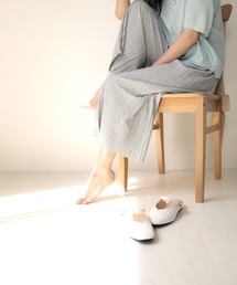 【WEB限定】カットプリーツリラックスパンツ