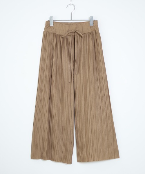 Bab(バブ)の「【WEB限定】カットプリーツリラックスパンツ(その他パンツ・レディース・チャコールグレー/ブラック/グレー/カーキ/キャメル・FREE)」の22枚目の写真