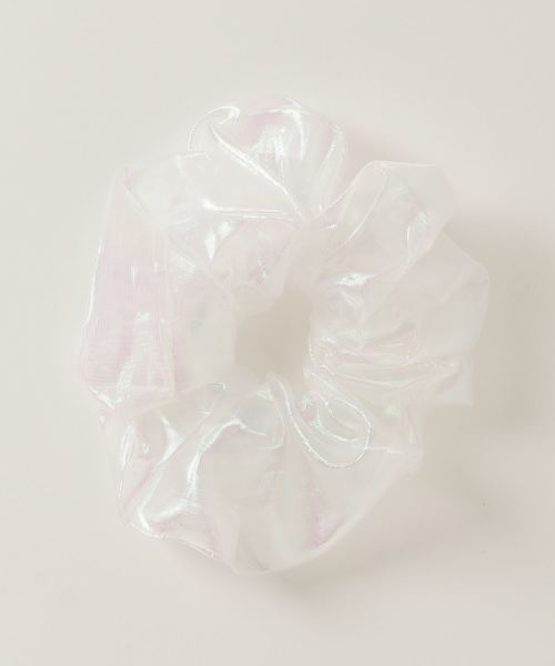 WC（ダブル シー）の「WC/オーロラシュシュ（シュシュ・レディース・ホワイト/ブルー/ライトパープル・FREE）」の5枚目の写真