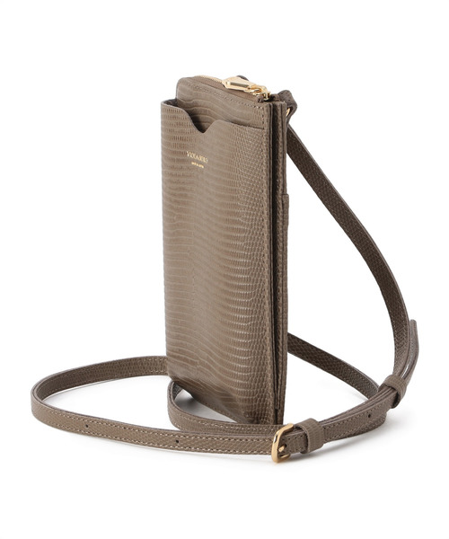 VIOLAd'ORO(ヴィオラドーロ)の「VIOLAdORO /スマートフォンウォレットポシェット(財布・レディース・スカイブルー/ホワイト/ライトグレー・FREE)」の8枚目の写真