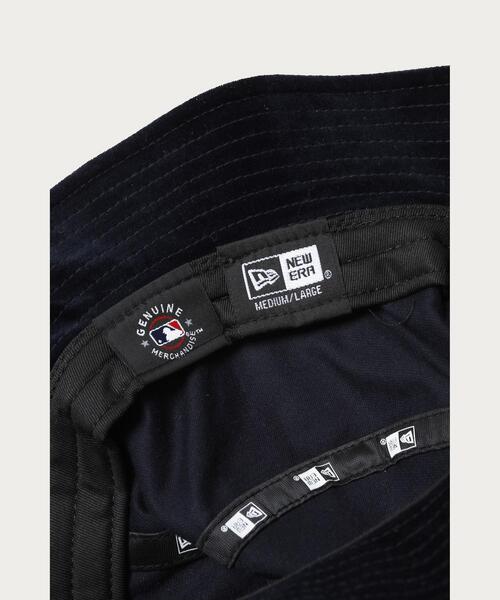 NEW ERA（ニューエラ）の「【別注】 ＜NEW ERA（ニューエラ）＞ VLVT BUCKET/ハット（ハット・メンズ・ネイビー/ブラック・FREE）」の4枚目の写真